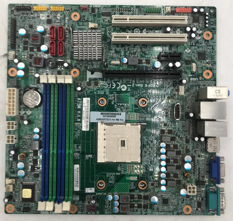 Lenovo ThinkCentre M78 Desktop A75M Motherboard- 03T7231