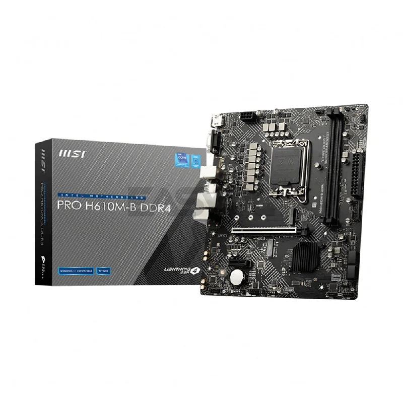 Msi PRO H610M-B Socket LGA 1700, Core Boost, Audio Boost, Memory Boost Ddr4 Motherboard