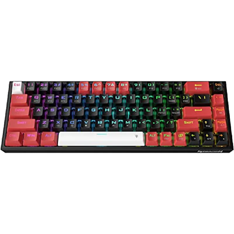 CASTOR K631 PRO - 65% Bluetooth + 2.4Ghz Wireless + Wired RGB Mechanical Keyboard (Red Switch)