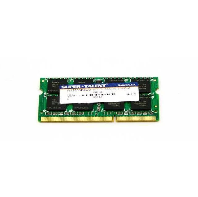 Super Talent Ddr3-1333 Sodimm 4Gb Notebook Memory