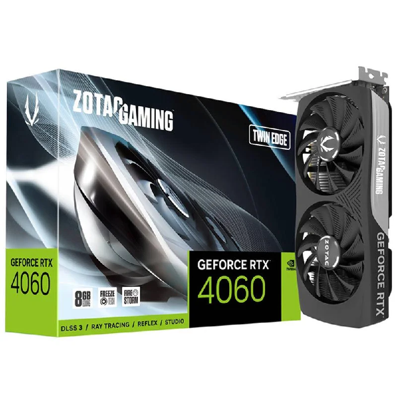 Zotac Gaming GeForce RTX 4060 TWIN EDGE 8GB GDDR6 Graphics Card