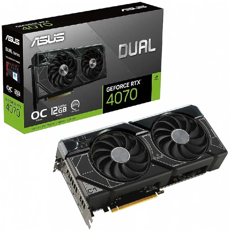 Asus Dual GeForce RTX 4070 OC 12GB GDDR6X Graphics Card