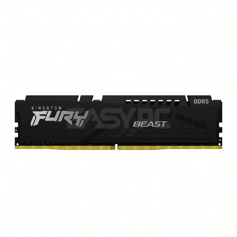 Kingston Fury Beast 32gb KF552C40BB-32 1x32 5200MT/s Ddr5 CL40 Memory Black Intel XMP