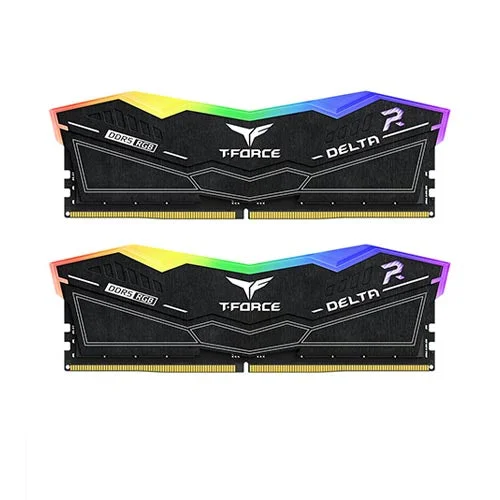 Teamgroup T-Force Delta RGB 32G DUAL Black DDR5 6400MT/s FF3D532G6400HC32ADC01 Desktop Memory