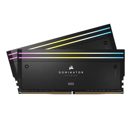 Corsair Dominator Titanium RGB 32G 16Gx2 DDR5 Desktop Memory CMP32GX5M2X7200C34