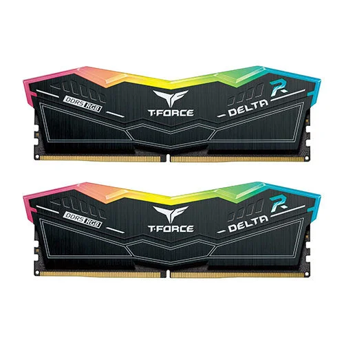 TeamGroup T-Force Delta RGB 32G Dual DDR5 6000MHz ( Black FF3D532G6000HC38ADC01 / White FF4D532G6000HC38ADC01 )