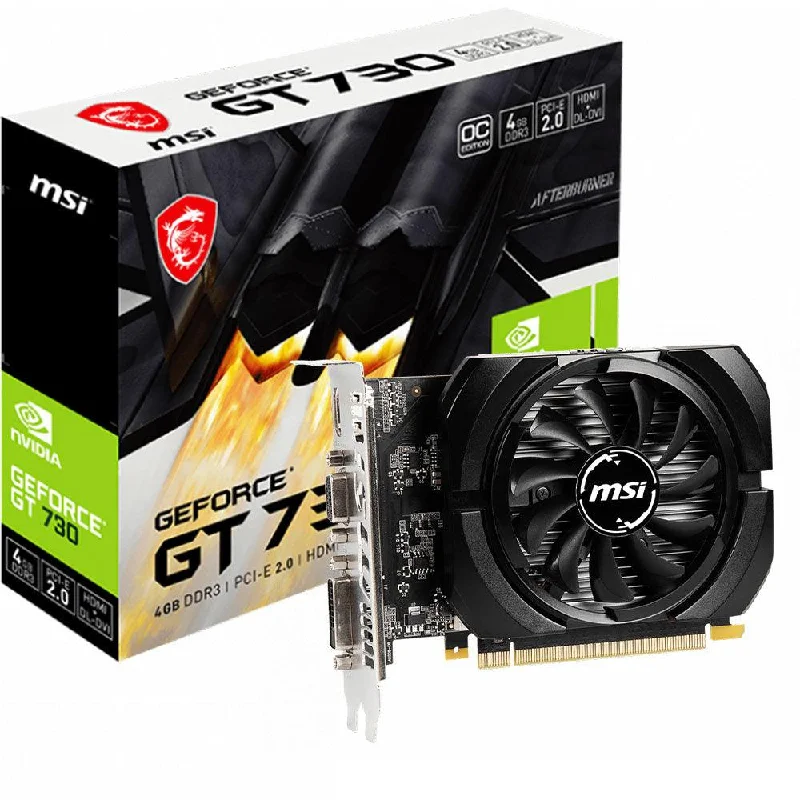 MSI GeForce GT 730 OC V1 4GB DDR3 Graphics Card