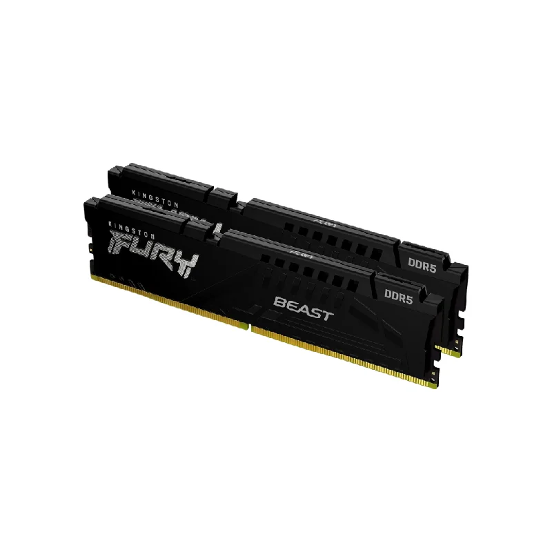 Kingston Fury Beast 32GB 16GBx2 DDR5 6000MTs CL36 KF560C36BBE2K2-32 Desktop Memory