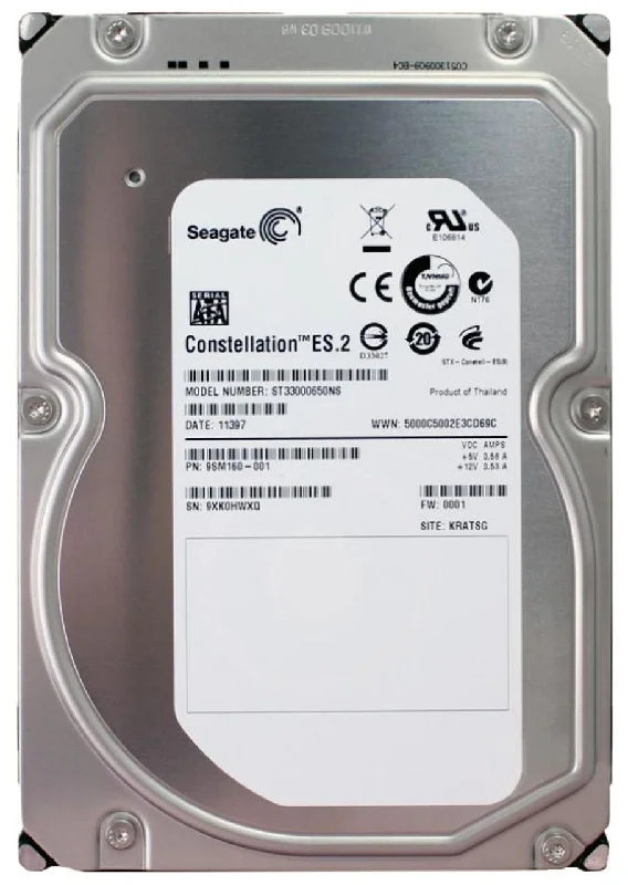 ST33000650NS Seagate 3TB 7200RPM SATA Hard Drive