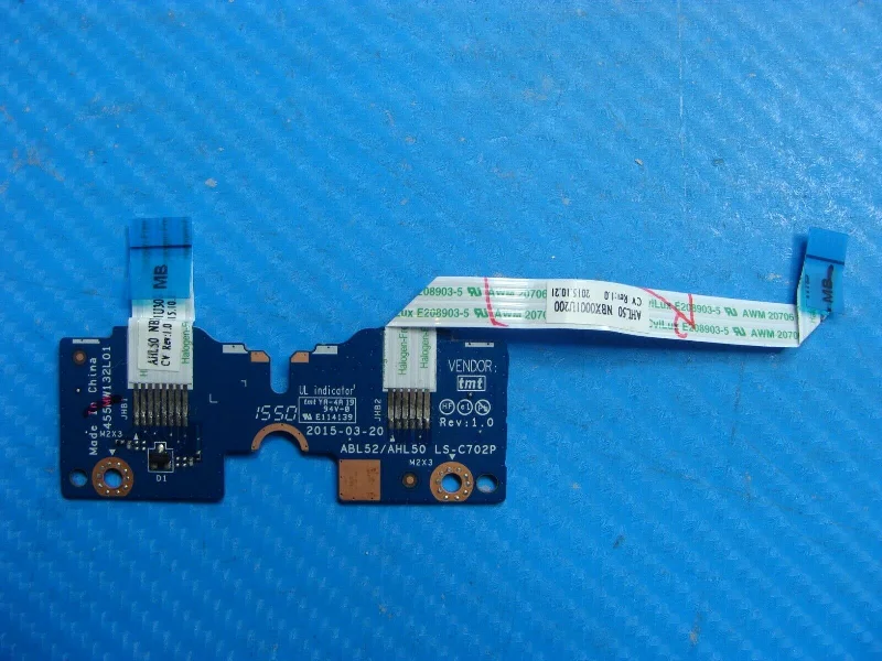 HP Notebook 15-ay013dx 15.6" Touchpad Mouse Button Board w/Cable LS-C702P