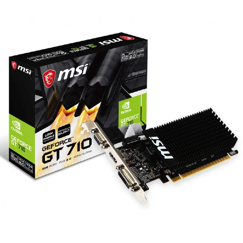 MSI GeForce GT 710 2GB DDR3 LP Graphics Card