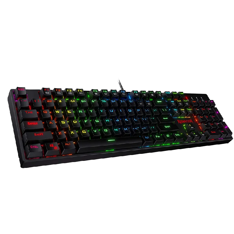 SURARA K582 - 104 KEYS WIRED MECHANICAL KEYBOARD RGB (RED SWITCH)