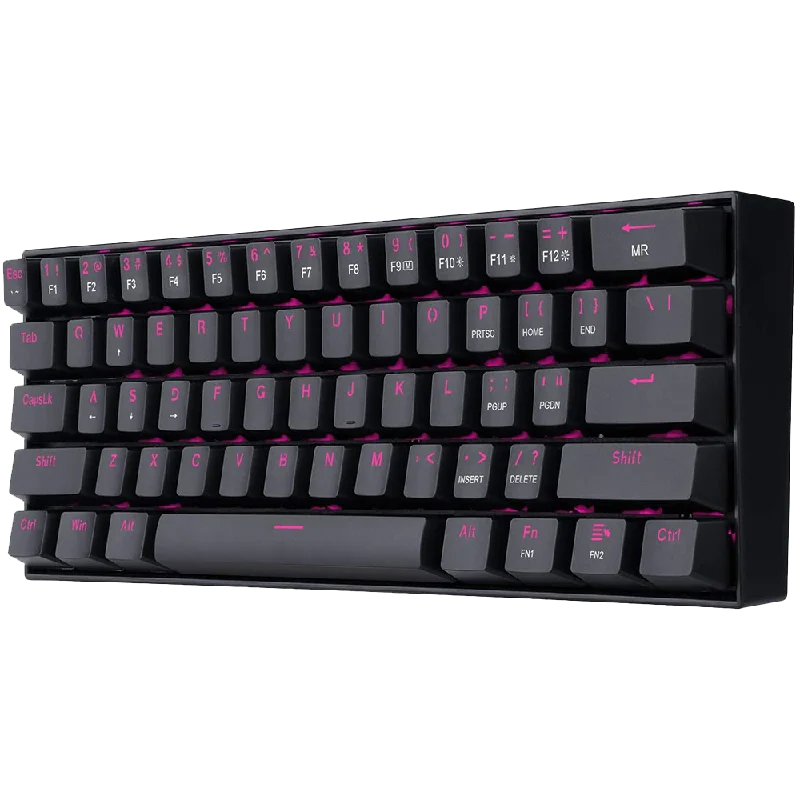 DRAGON BORN K630 - 60% Wired Mechanical Keyboard Pink LED (Brown Switch)