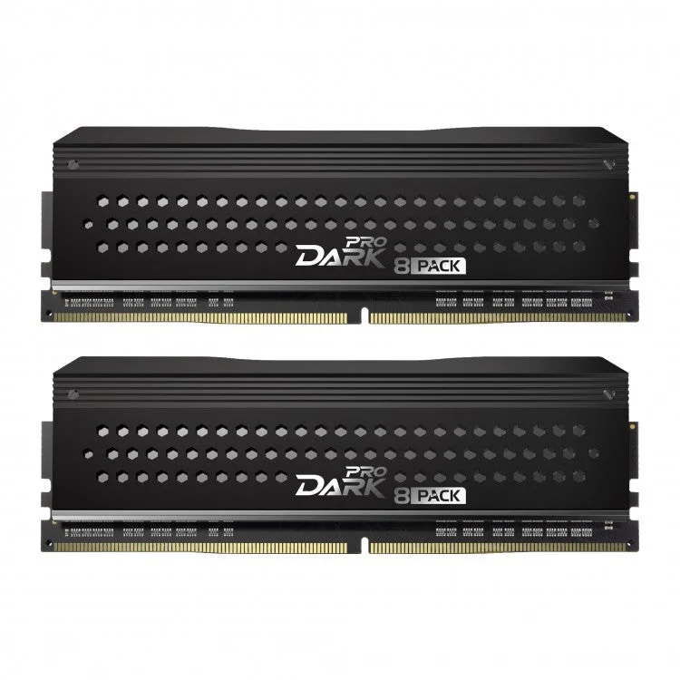 Dark Pro "8Pack Edition" 16GB (2x8GB) DDR4 PC4-25600C14 3200MHz Dual Channel Kit - Black/