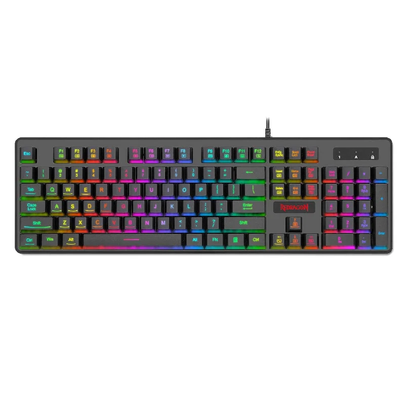 DYAUS PRO K509-1 :- 104 Keys RGB Wired Keyboard without side LED (Mechanical Feel)