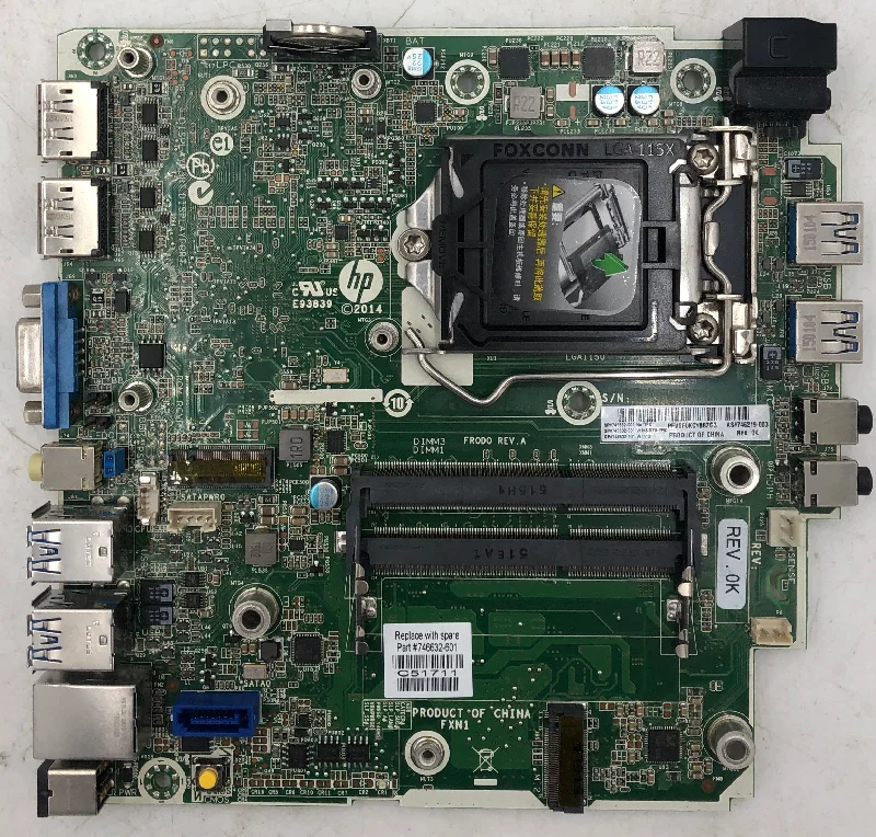 HP EliteDesk 800 Desktop Frodo Motherboard- 746632-601