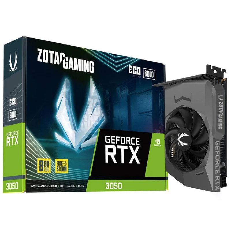 Zotac Gaming GeForce RTX 3050 ECO SOLO 8GB GDDR6 Graphics Card