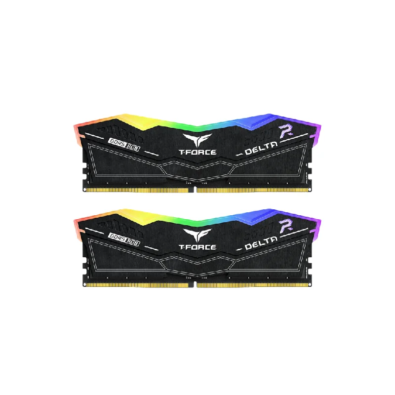 T-Force Delta RGB 32GB (2x16GB) Black DDR5 5600MT/s CL36 Desktop Memory FF3D532G5600HC36BDC01