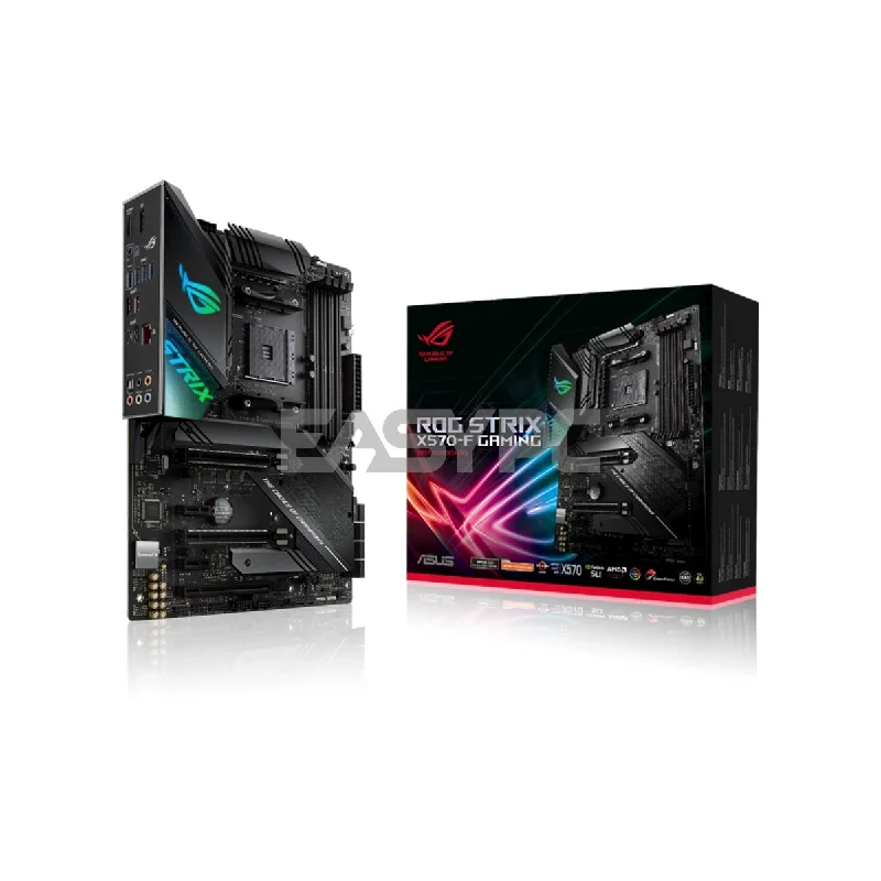 Asus ROG Strix X570-F  Socket Am4 Ddr4 Aura Sync RGB 5-Way Optimization Easy DIY Gaming Motherboard