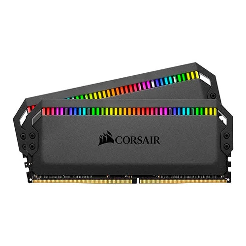 Corsair Dominator Platinum RGB 32GB (2 x 16GB) DDR4 DRAM 3200MHz C16 Memory Kit Black - CMT32GX4M2E3200C16