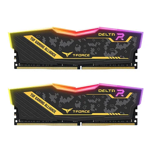 T-Force Delta TUF RGB 16GB DUAL DDR4 3600MHz TF9D416G3600HC18JDC01 Desktop Memory