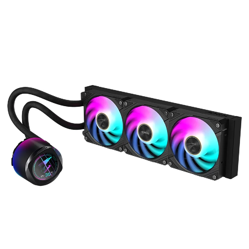 Gigabyte AORUS WATERFORCE X II 360 AIO LCD Display 360mm AIOLiquid CPU Cooler