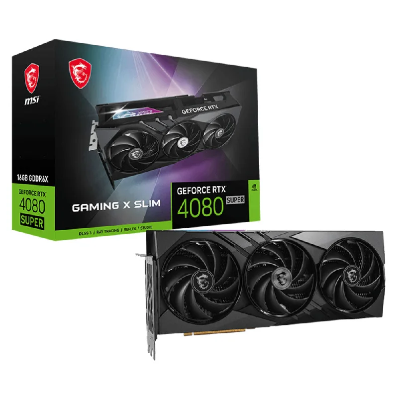 MSI GeForce RTX 4080 SUPER GAMING X SLIM 16GB GDDR6X Graphics Card