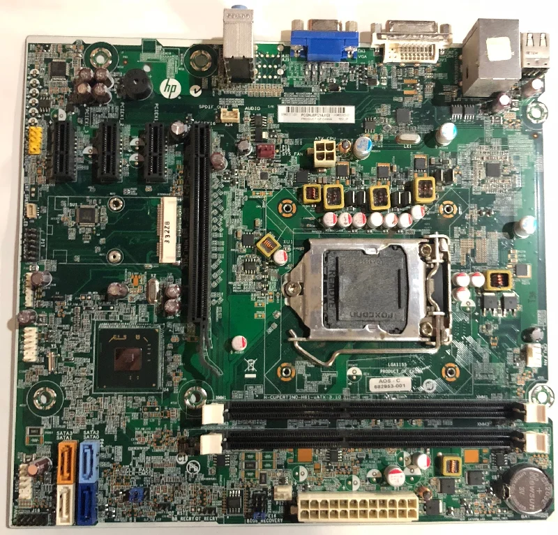 HP Pro 3500 Microtower PC H-Cupertino-H61-uATX Motherboard- 687577-001