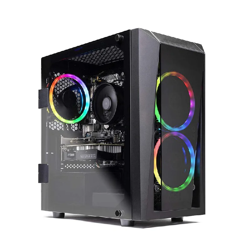 Skytech Blaze Ii Gaming Computer Pc Desktop Ryzen 5 2600 6 Core 3 4 Ghz Nvidia Geforce Gtx 1660 6g 500gb Ssd 8gb Ddr4