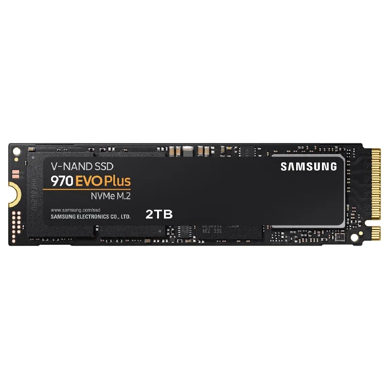 SAMSUNG 970 EVO PLUS Internal Solid State Drive - 2TB NVMe M.2 SSD, PCIe Gen 3.0, NVMe 1.3, V-NAND (MZ-V7S2T0B/AM)