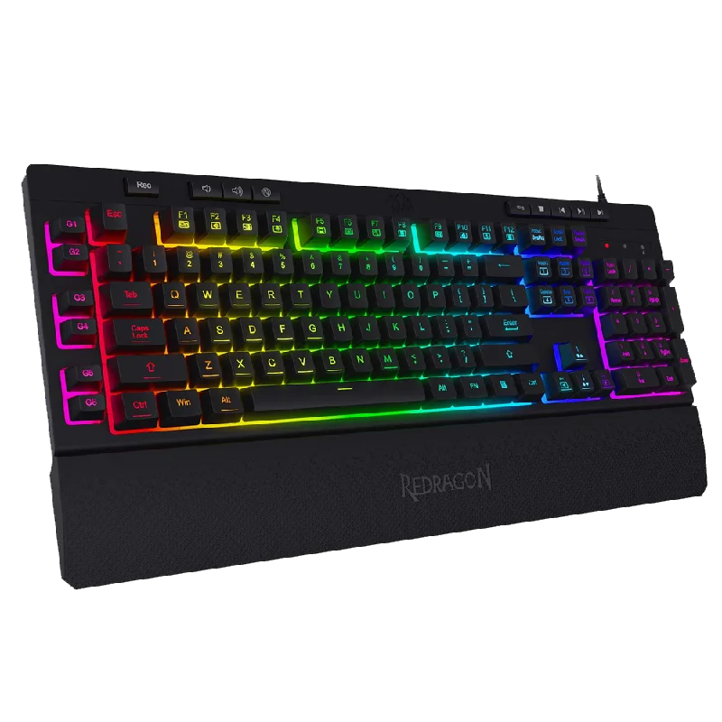 SHIVA K512- WIRED MEMBRANE KEYBOARD RGB BLACK