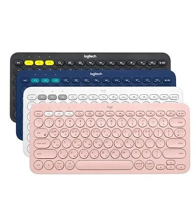 Logitech K380 Multi-Device Bluetooth Keyboard ( Dark Grey | Blue | Off white | Rose )