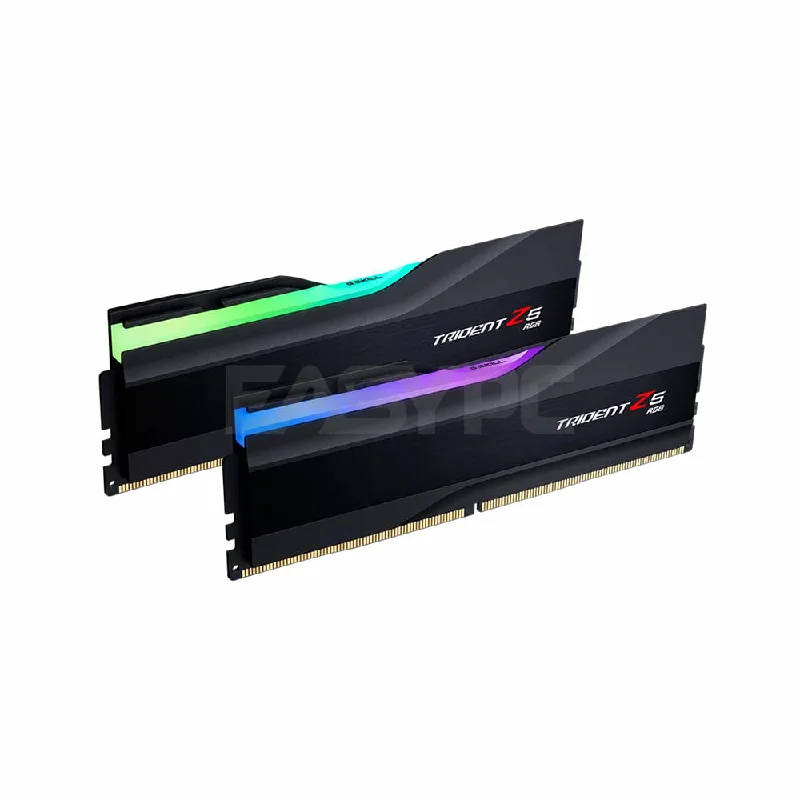 G.SKILL Trident Z5 32GB 2x16 F5-5600J3636C16GX2-TZ5RS 5600mHz DDR5 RGB Memory Silver