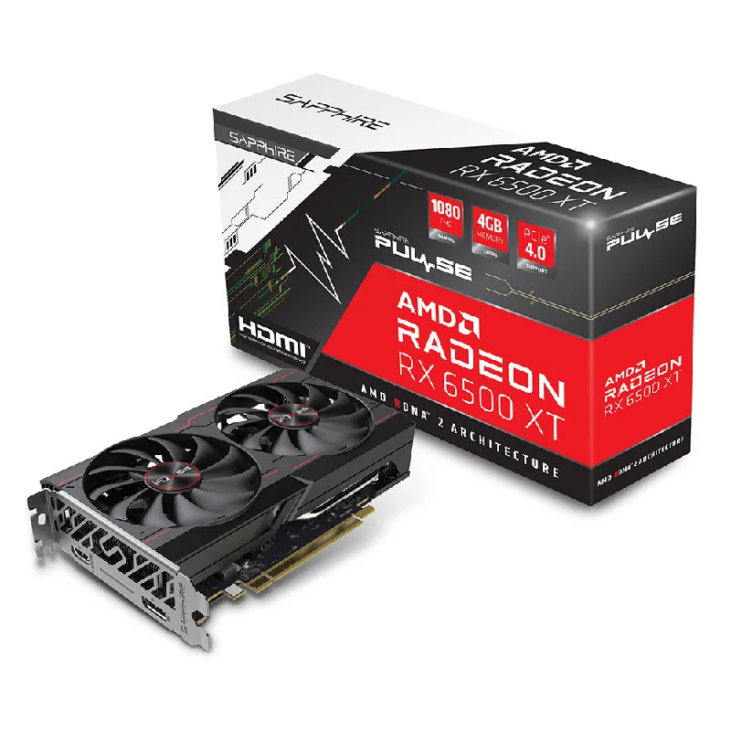 Sapphire Pulse AMD Radeon RX 6500 XT 4GB GDDR6 Graphics Card