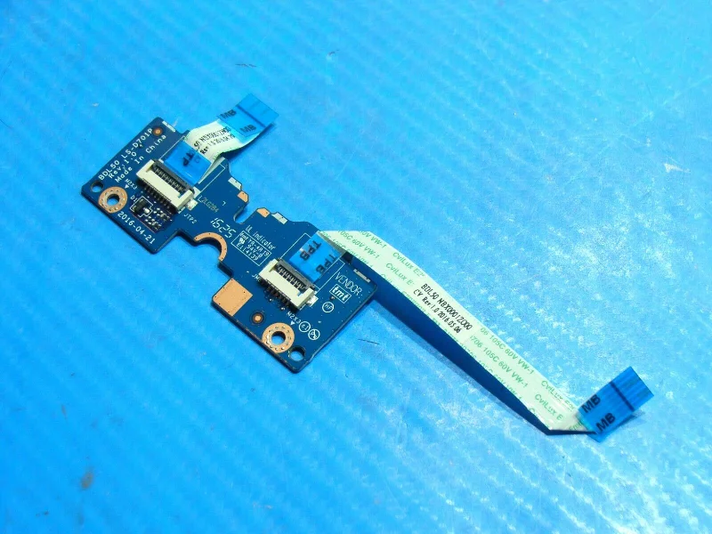 HP 15-ba079dx 15.6" Genuine Laptop Touchpad Mouse Button Board w/Cables LS-D701P