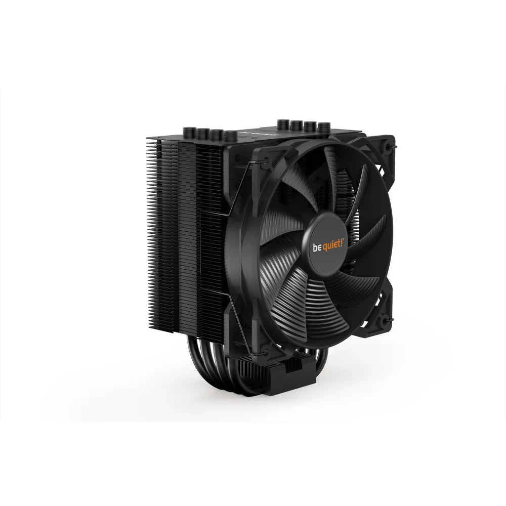 be quiet! Pure Rock 2 Black CPU Cooler, Single 120mm PWM Fan, For Intel Socket: 1700/1200 / 2066 / 1150 / 1151 / 1155 / 2011(-3) square ILM; For AMD Socket: AM4 / AM3(+), 150W TDP, 155mm Height