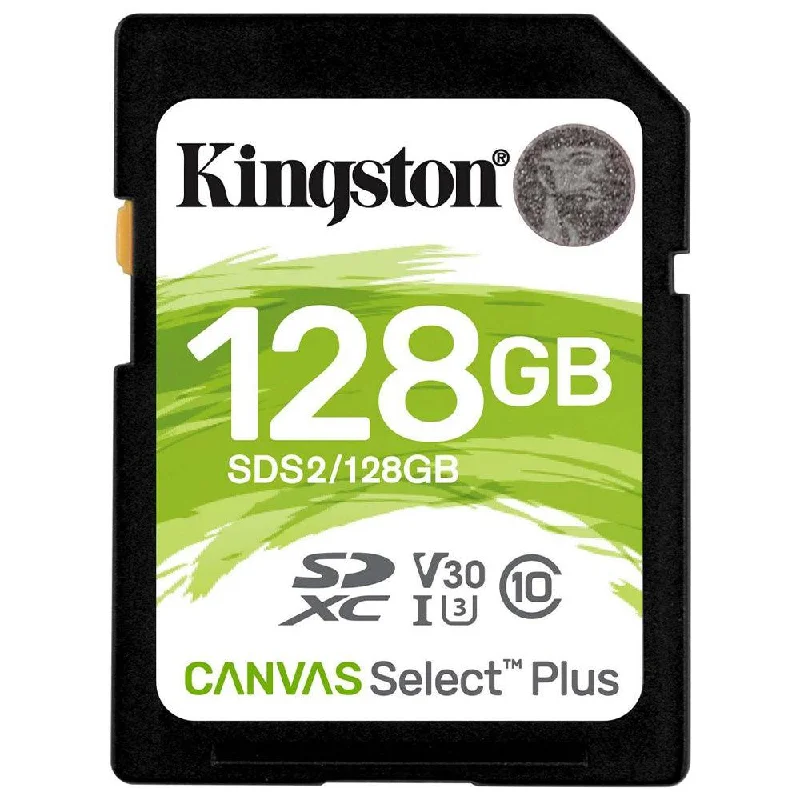 Kingston Canvas Select Plus SDS2 128GB Class 10 SDXC Memory Card