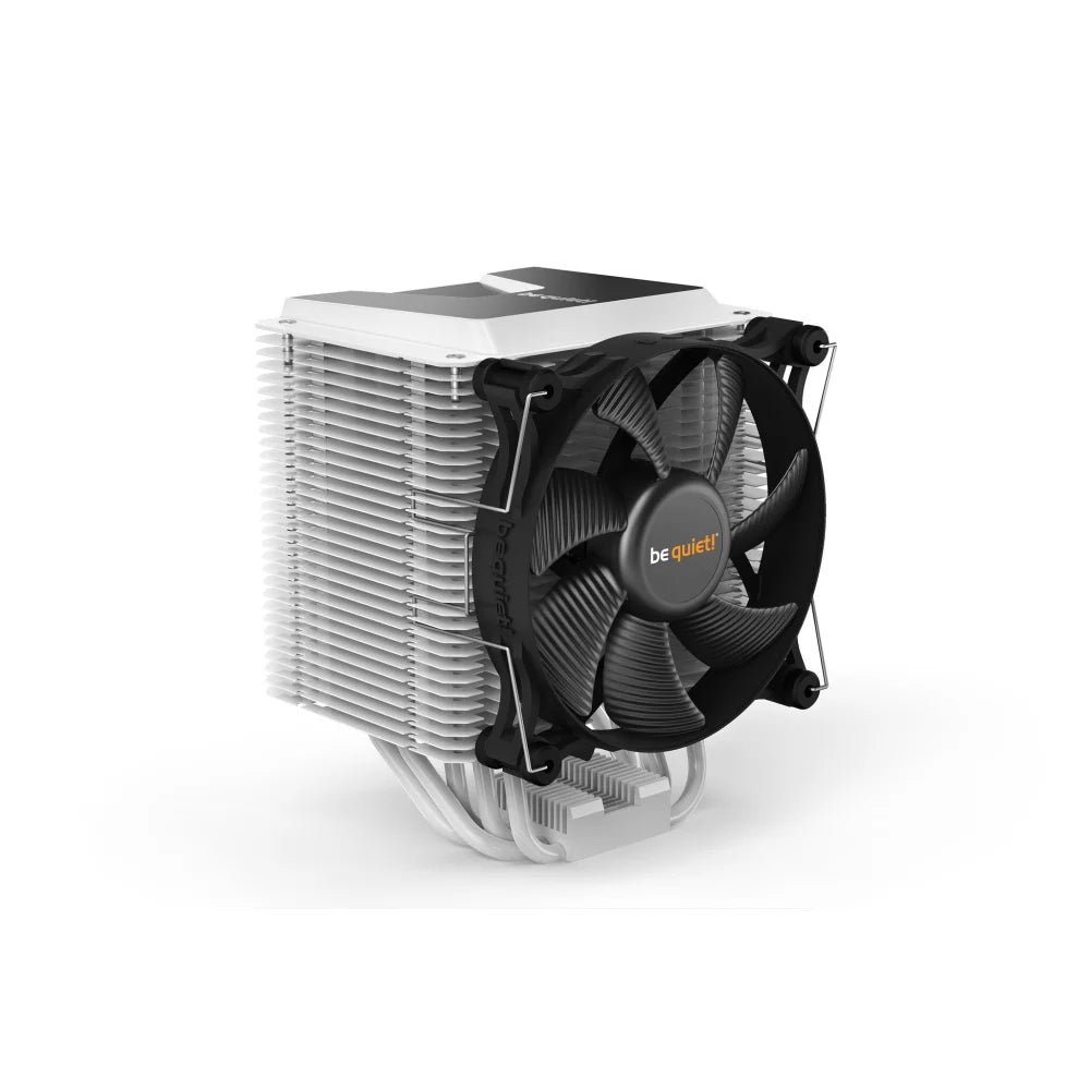 be quiet! Shadow Rock 3 White CPU Cooler, Single 120mm PWM Fan, For Intel Socket: 1700/1200 / 2066 / 1150 / 1151 / 1155 / 2011(-3) Square ILM, For AMD Socket: AM4 / AM3(+), 190W TDP, 163mm Height