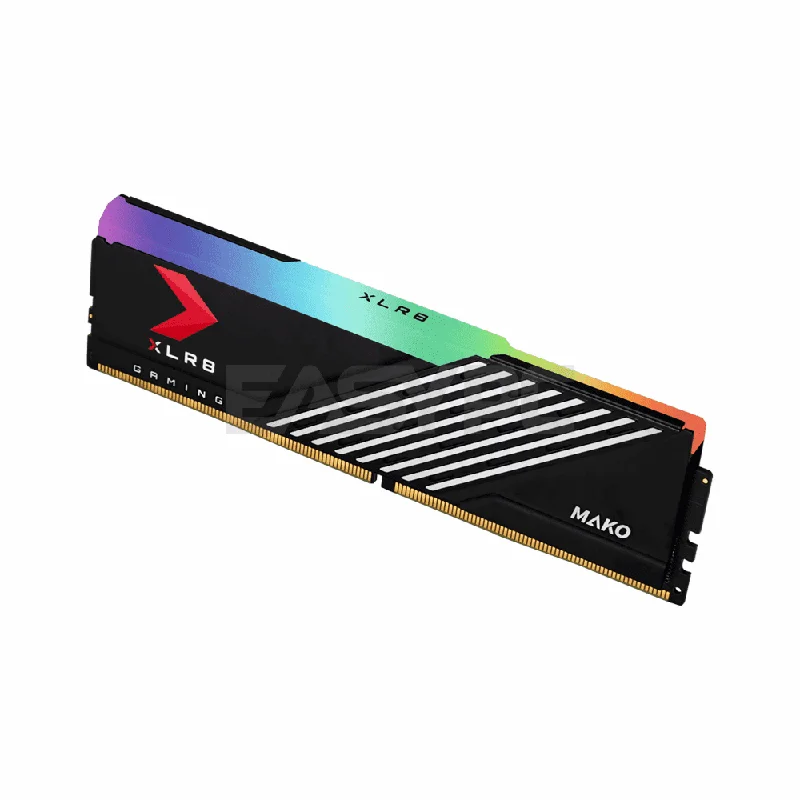 PNY MAKO 16gb MD16GSD5600040MXRGB 1x16 6000MT/s Ddr5 CL40 Memory RGB Black