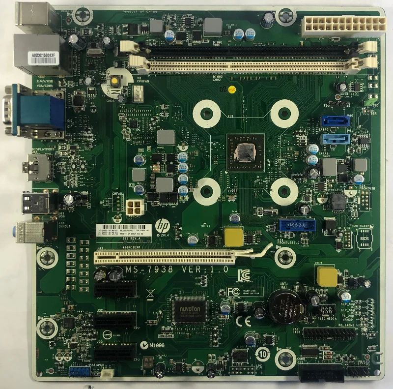 HP ProDesk 405 G2 Desktop MS-7938 Motherboard- 754093-001