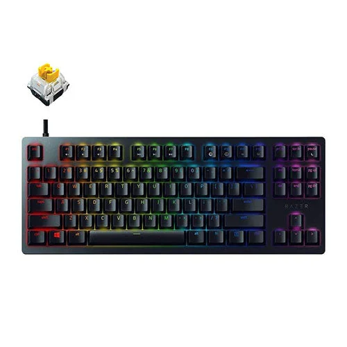 Razer Blackwidow Chroma V3 TKL Compact Mechanical Keyboard [Yellow] RZ03-03491800-R3M1