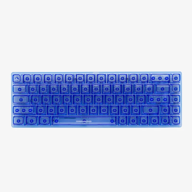 CLEAR SAPPHIRE Base 65 Keyboard (Silent Glacier Switch)