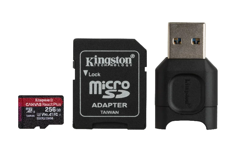 Kingston Technology Canvas React Plus 256 Gb Microsd Uhs-Ii Class 10